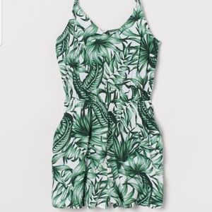 H&M V-Neck Playsuit
